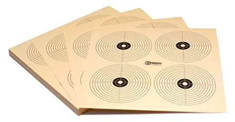 Zielscheiben *Target X4R* / 26x26 cm/Schießscheibenkarton 200 g/m² Chamois, Ansicht 2