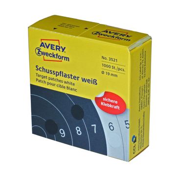 AVERY Zweckform Schusspflaster - Weiß von X-Targets