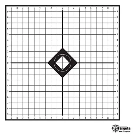 Zielscheiben *MRAD Target* / 26x26 cm/Karton 250g/m² (250 Stück), Ansicht 3