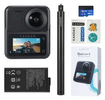 Kandao QooCam 3 360° Action Camera - Travel Combo