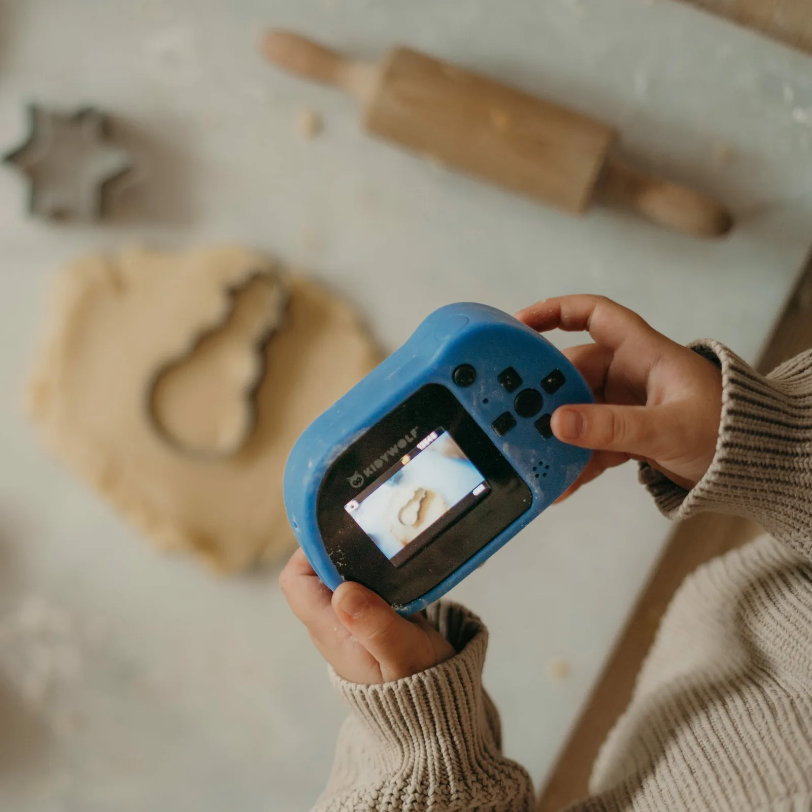 Kidywolf KIDYCAM - für Kinder - 3 Jahr e - Blau - Digitalkamera - 8 MP, Ansicht 3