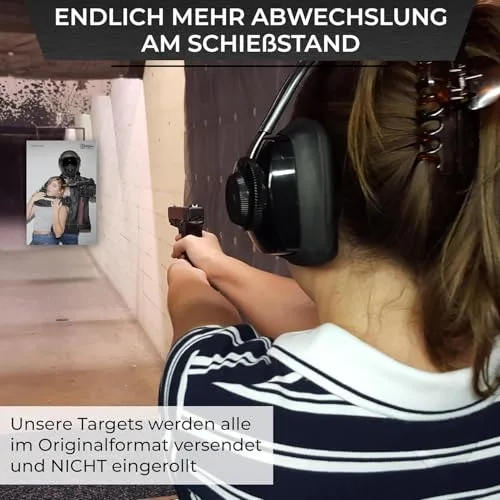 Große Zielscheiben Hostage Target Danielle Valkyrie / 53 x 80 cm/Papier 120g/m² (20 Stück), Ansicht 6