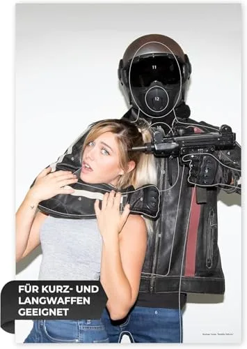 Große Zielscheiben Hostage Target Danielle Valkyrie / 53 x 80 cm/Papier 120g/m² (5 Stück), Ansicht 2