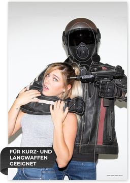 Große Zielscheiben Hostage Target Danielle Valkyrie / 53 x 80 cm/Papier 120g/m² (40 Stück) von X-Targets