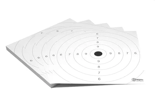Zielscheiben *DOT Target* | 26x26 cm | Karton 250g/m² | Ideal für Bogensport und Schießtraining, Ansicht 2