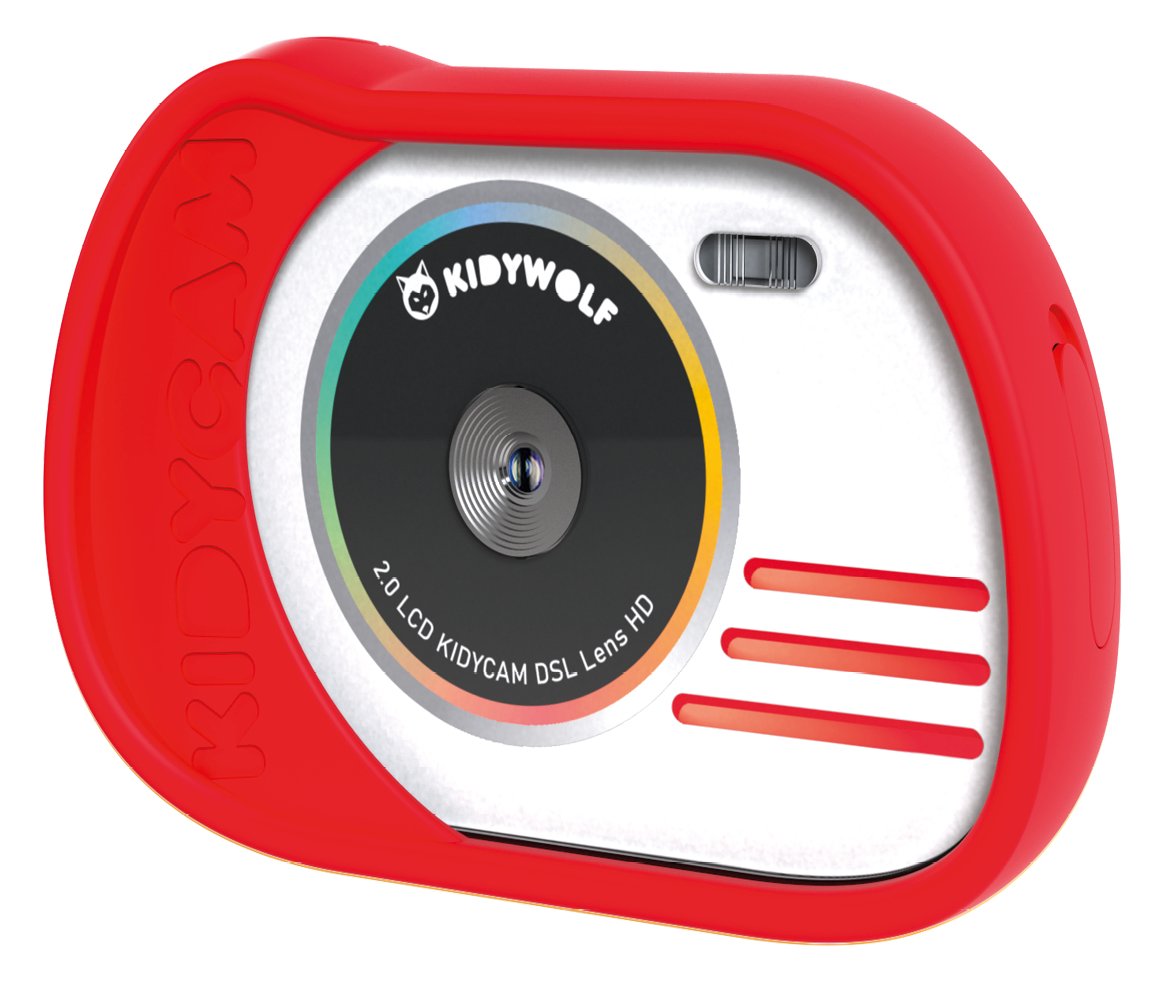 Kidywolf KIDYCAM - für Kinder - 3 Jahr e - Rot - Weiß - Digitalkamera - 8 MP