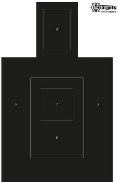 Große Zielscheiben R.E.C. Target / 50x70 cm/Papier 120g/m² von X-Targets