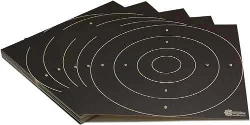 X-Targets Zielscheiben Set 140-teilig Standard/Duel Target / 52x55cm und 26x26 cm/Schießscheibenkarton 200 g/m² Chamois, Ansicht 4