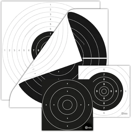 Zielscheiben Set 140-teilig Standard/Duel Target / 52x55cm und 26x26 cm/Karton 250g/m², Ansicht 2
