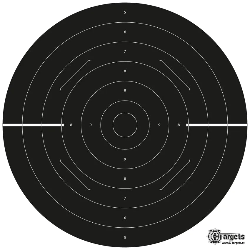 Zielscheiben Set 140-teilig Standard/Duel Target / 52x55cm und 26x26 cm/Karton 250g/m², Ansicht 4