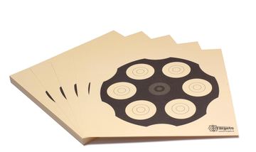 Zielscheiben *Revolver Target* / 26x26 cm/Schießscheibenkarton 200 g/m² (500 Stück) von X-Targets