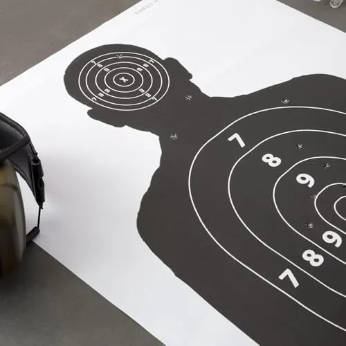 X-Targets Zielscheibe *Silhouette Target* | 43 x 63 cm | Papier 70g/m² | Ideal für Schießausbildungen, Ansicht 7