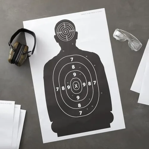 X-Targets Zielscheibe *Silhouette Target* | 43 x 63 cm | Papier 70g/m² | Ideal für Schießausbildungen (20 Stück), Ansicht 5