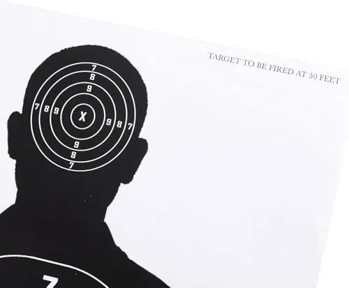 X-Targets Zielscheibe *Silhouette Target* | 43 x 63 cm | Papier 70g/m² | Ideal für Schießausbildungen (20 Stück), Ansicht 6