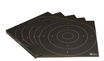 Zielscheiben *Duel Target* / 26x26 cm/Schießscheibenkarton 200 g/m² Chamois (100 Stück) von X-Targets