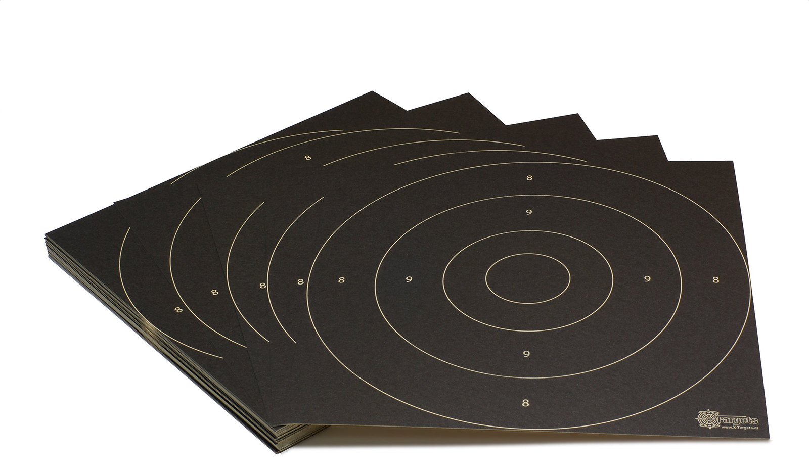 Zielscheiben *Duel Target* / 26x26 cm/Schießscheibenkarton 200 g/m² Chamois (100 Stück)