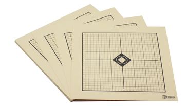 Zielscheiben *MOA Target* | 26x26 cm | Schießscheibenkarton 200g/m² | Ideal zum Einschießen | 1/4 MOA auf 100m von X-Targets