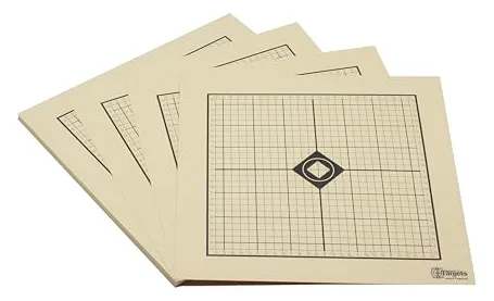 Zielscheiben *MOA Target* | 26x26 cm | Schießscheibenkarton 200g/m² | Ideal zum Einschießen | 1/4 MOA auf 100m (500 Stück), Ansicht 2