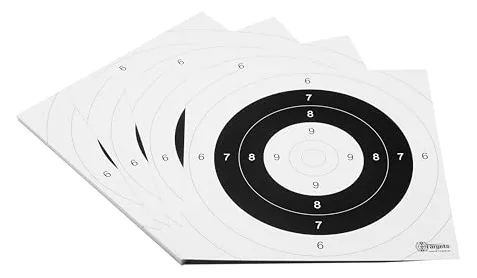 Zielscheiben *P25 Target* | 26x26 cm | Karton 250g/m² | Ideal für Präzision und Mehrdistanz schießen, Ansicht 2