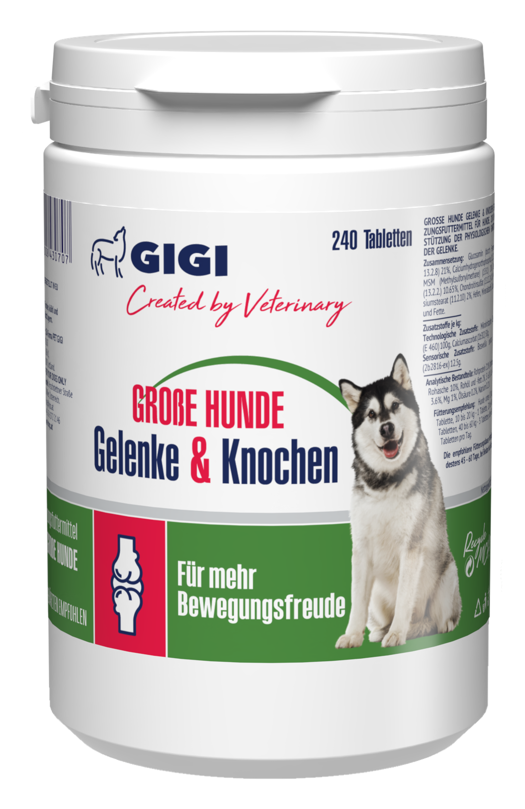 GIGI Vet Große Hunde Gelenke & Knochen N240