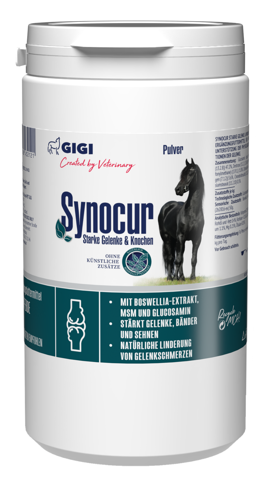 GIGI Vet Synocur Gelenke Pulver für Pferde 1250g