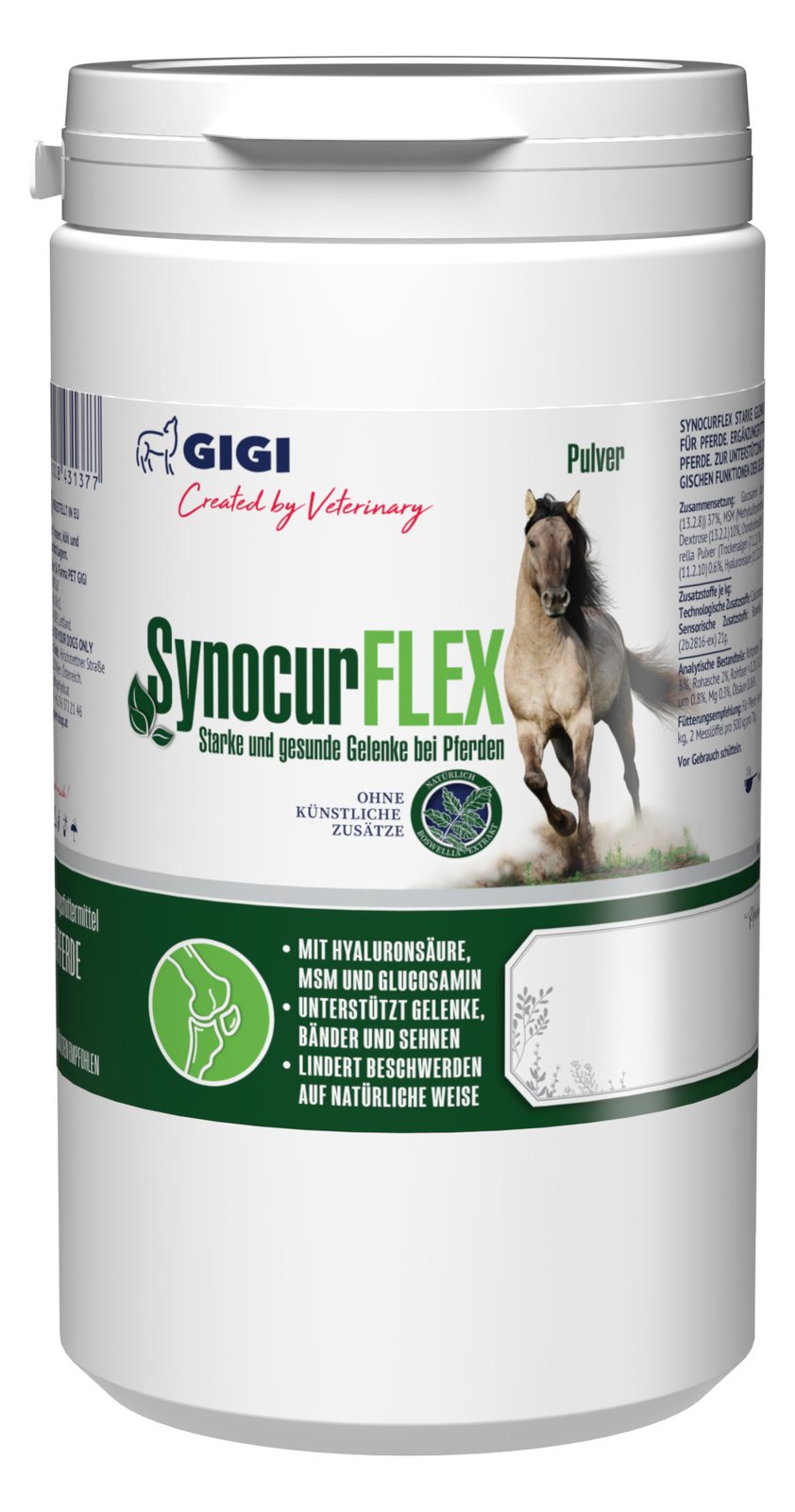 GIGI Vet Synocur Flex Gelenke & Knochen 900g für Pferde