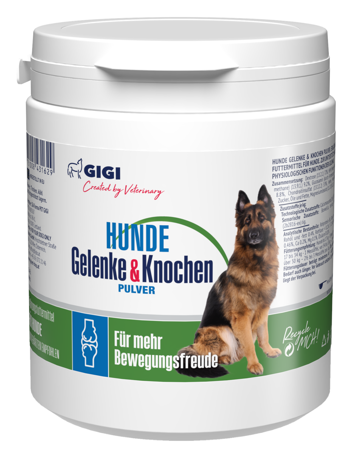 GIGI Vet Gelenke & Knochen Pulver 500g