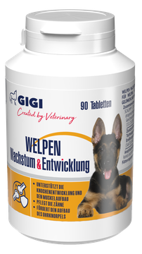 GIGI Vet Welpen Wachstum & Entwicklung N90 von Feines Futter Tiernahrung