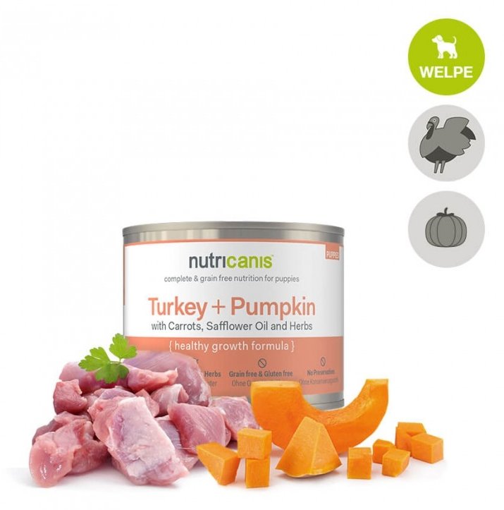 Nutricanis Welpenfutter Pute + Kürbis