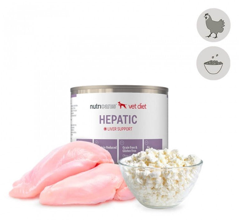 Nutricanis Leberdiät Huhn + Hüttenkäse, Unterstützung der Leber