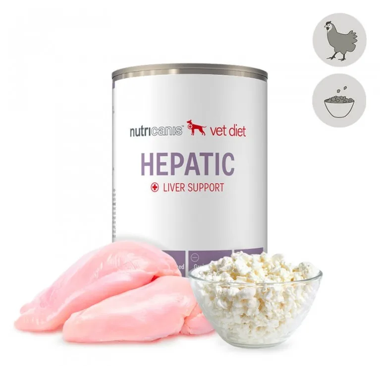 Nutricanis Leberdiät Huhn + Hüttenkäse, Unterstützung der Leber, Ansicht 3