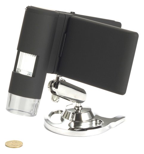 Levenhuk DTX 500 - Digitales Mikroskop - Schwarz - LCD - 7,62 cm (3") - MicroSD (TransFlash) - 500x