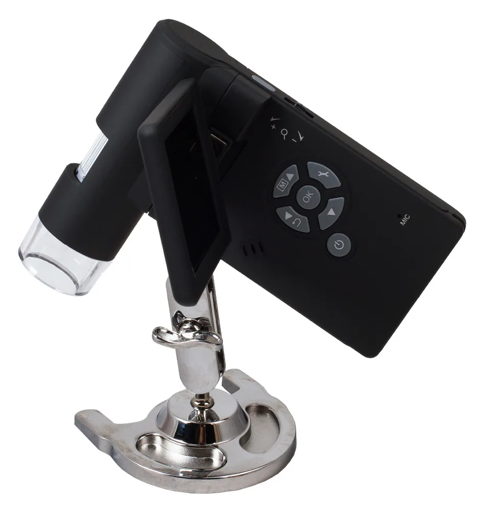 Levenhuk DTX 500 - Digitales Mikroskop - Schwarz - LCD - 7,62 cm (3") - MicroSD (TransFlash) - 500x, Ansicht 2