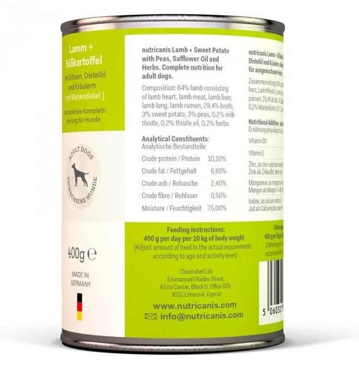 Nutricanis Lamm + Süßkartoffel, Ansicht 2