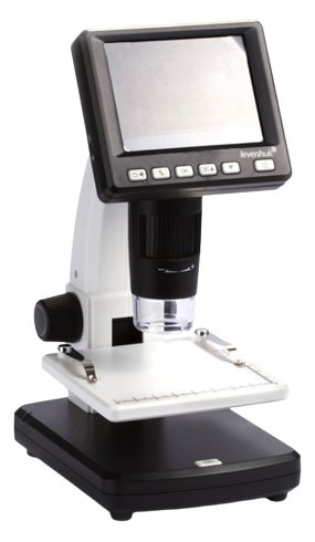 Levenhuk DTX 500 - Digitales Mikroskop - Schwarz - Weiß - LCD - 8,89 cm (3.5") - MicroSD (TransFlash) - 500x