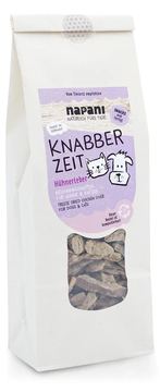 napani Knabber Zeit - Hühnerleber gefriergetrocknet für Hunde & Katzen, 150g