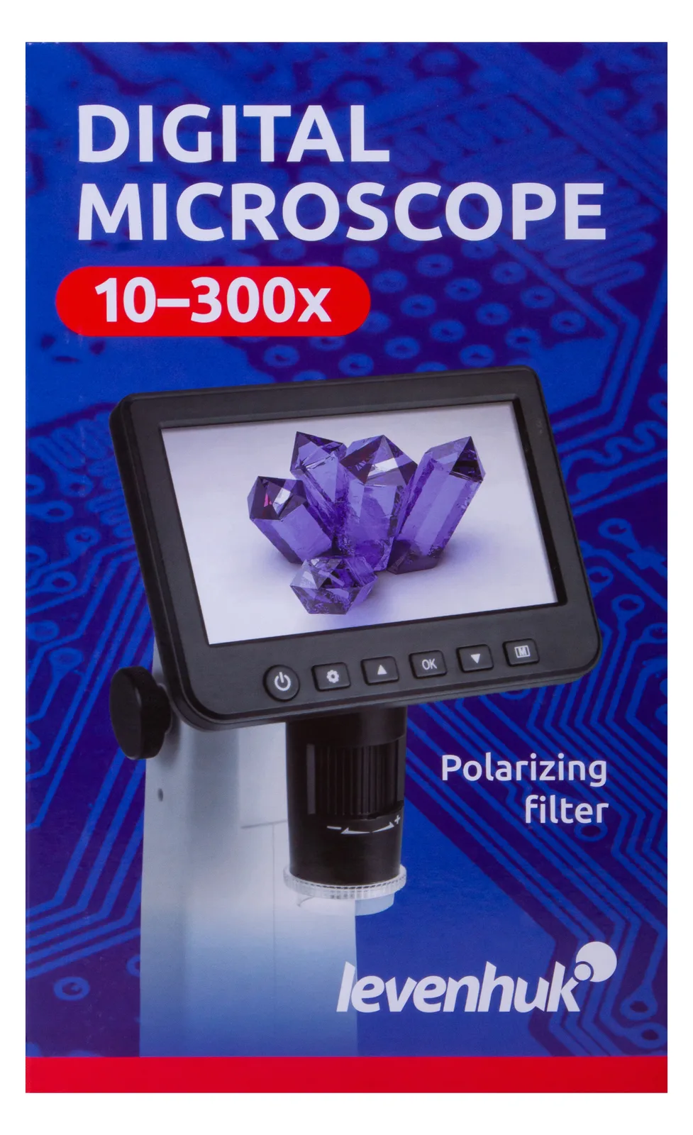 Levenhuk DTX 700 LCD - Digitales Mikroskop - Schwarz - Weiß - Kunststoff - LCD - 12,7 cm (5") - MicroSD (TransFlash), Ansicht 3