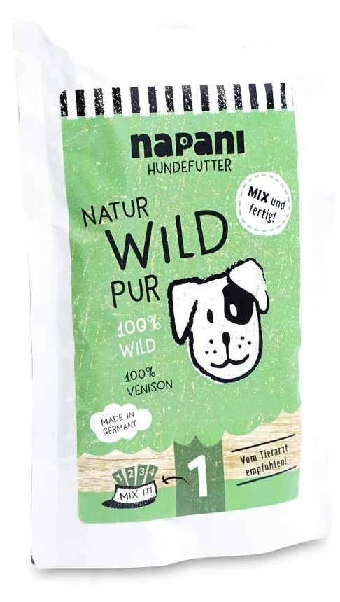 napani Dosenfutter für Hunde, Wild pur, Ansicht 3