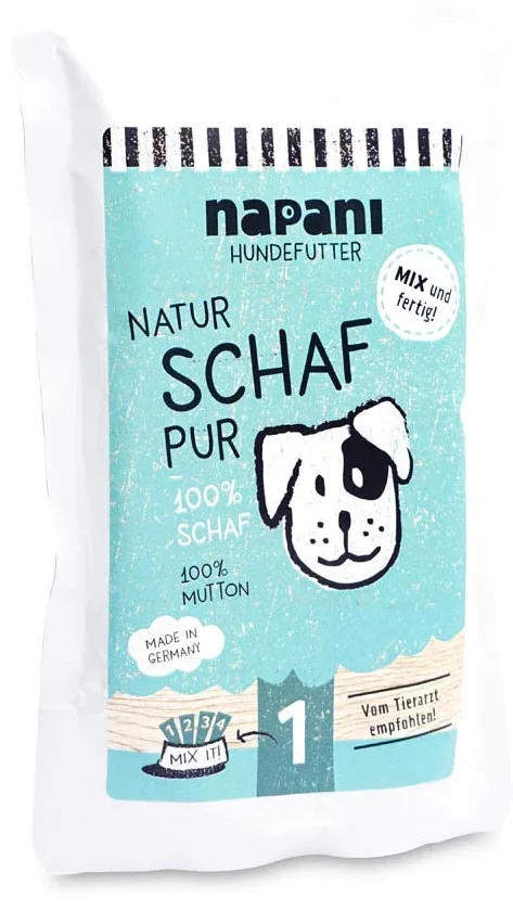 napani Dosenfutter für Hunde, Schaf pur, Ansicht 3