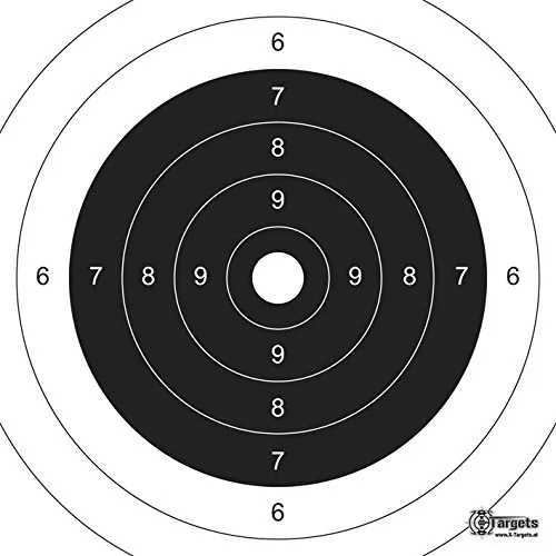 Zielscheiben *Classic Target* / 26x26 cm / Karton 250g/m² (500 Stück), Ansicht 2