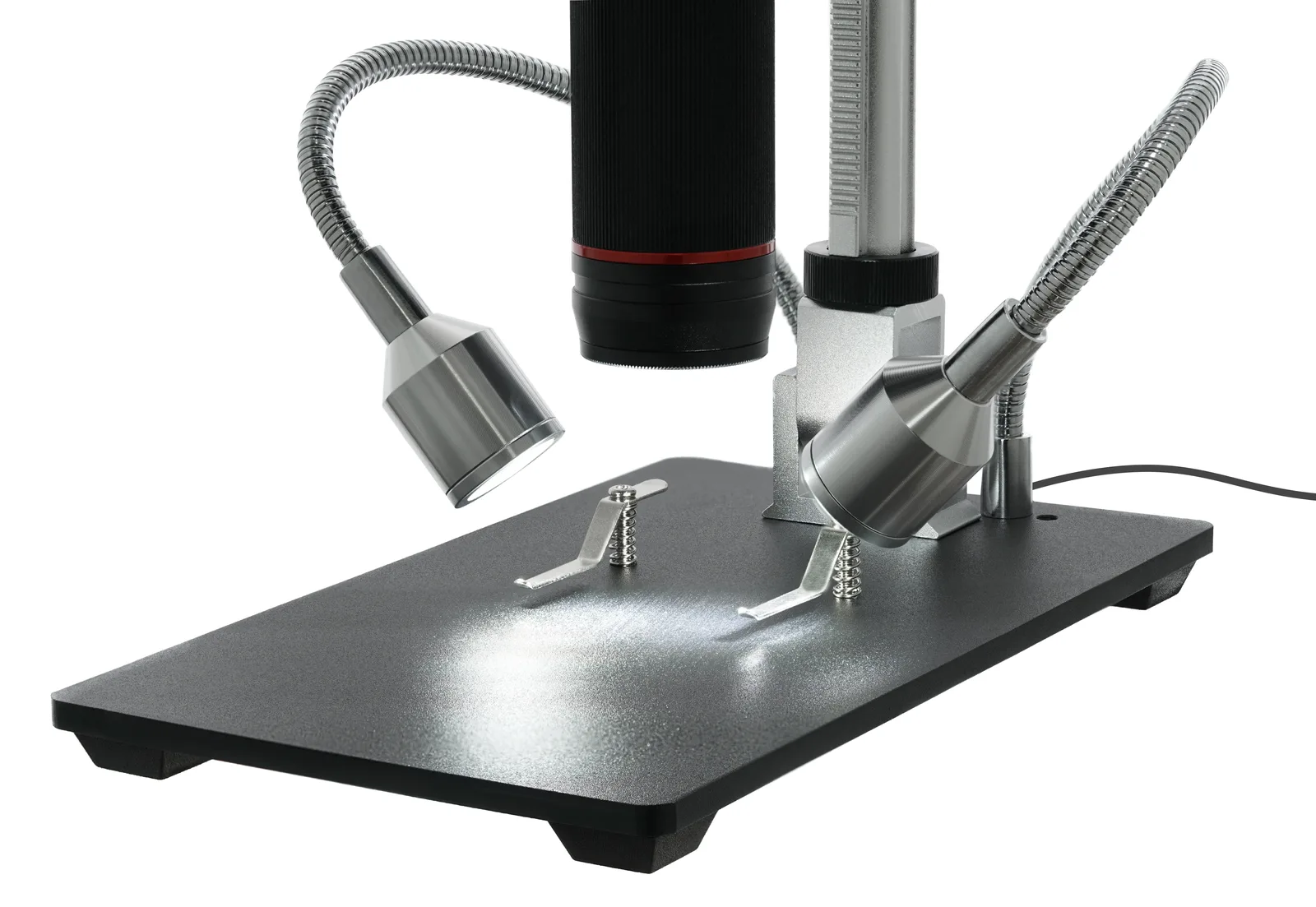 Levenhuk DTX RC4 - Digitales Mikroskop - Schwarz - Metall - LCD - 17,8 cm (7") - MicroSD (TransFlash), Ansicht 3