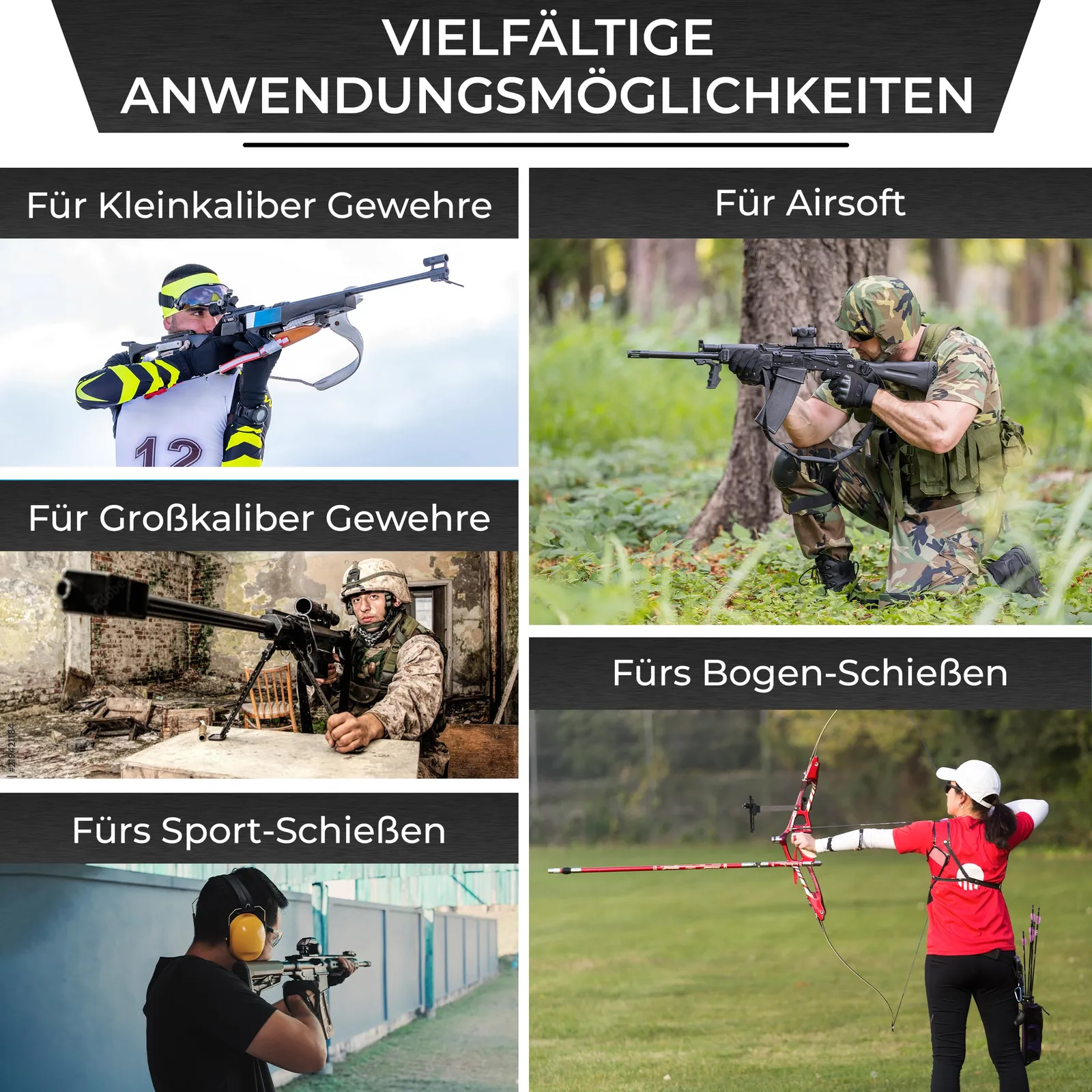 Große Zielscheiben Hostage Target / 53 x 84 cm / Papier 120g/m² (5 Stück), Ansicht 5