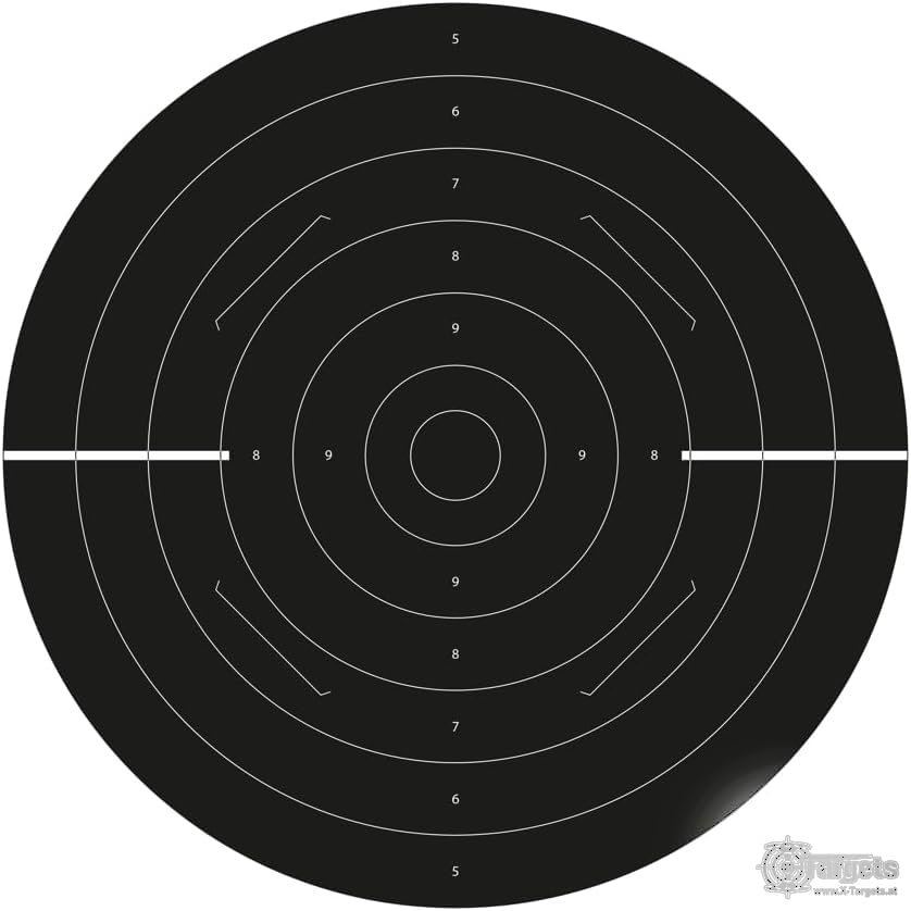 Große *Duel Target Xls*/55x52 cm/geschlitzt/Karton 250 g/m² (100 Stück)