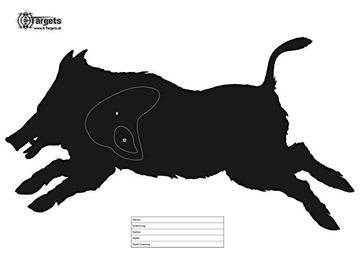 Zielscheiben Laufender Keiler / 50x70 cm / Papier 120g/m² (100 Stück) von X-Targets