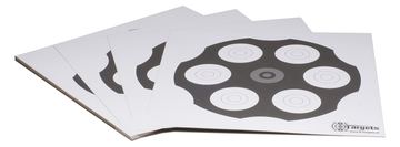 Zielscheiben *Revolver Target* / 26x26 cm / Karton 250g/m² (50 Stück) von X-Targets