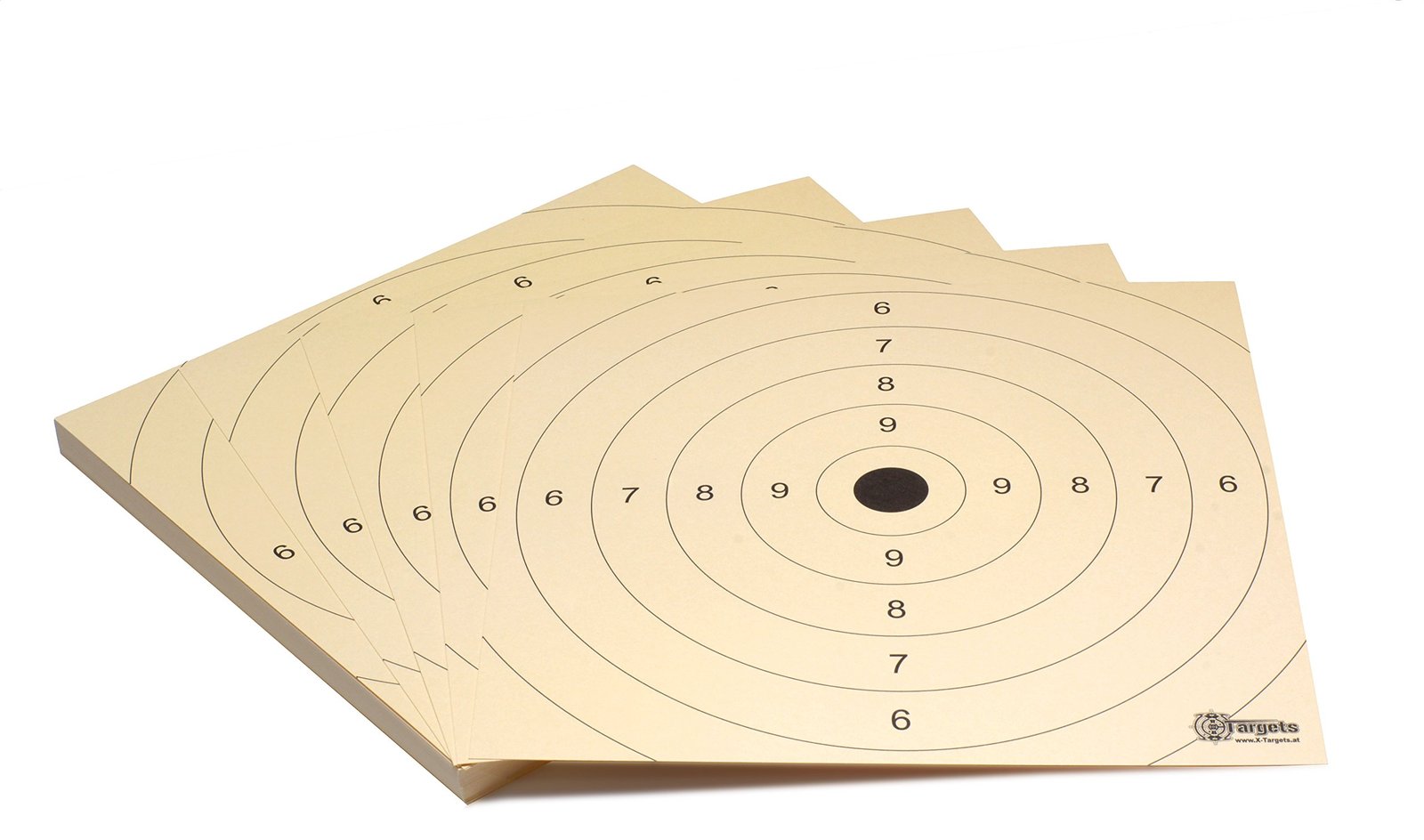 Zielscheiben *Dot Target*/26x26 cm/Schießscheibenkarton 200 g/m² (500 Stück)