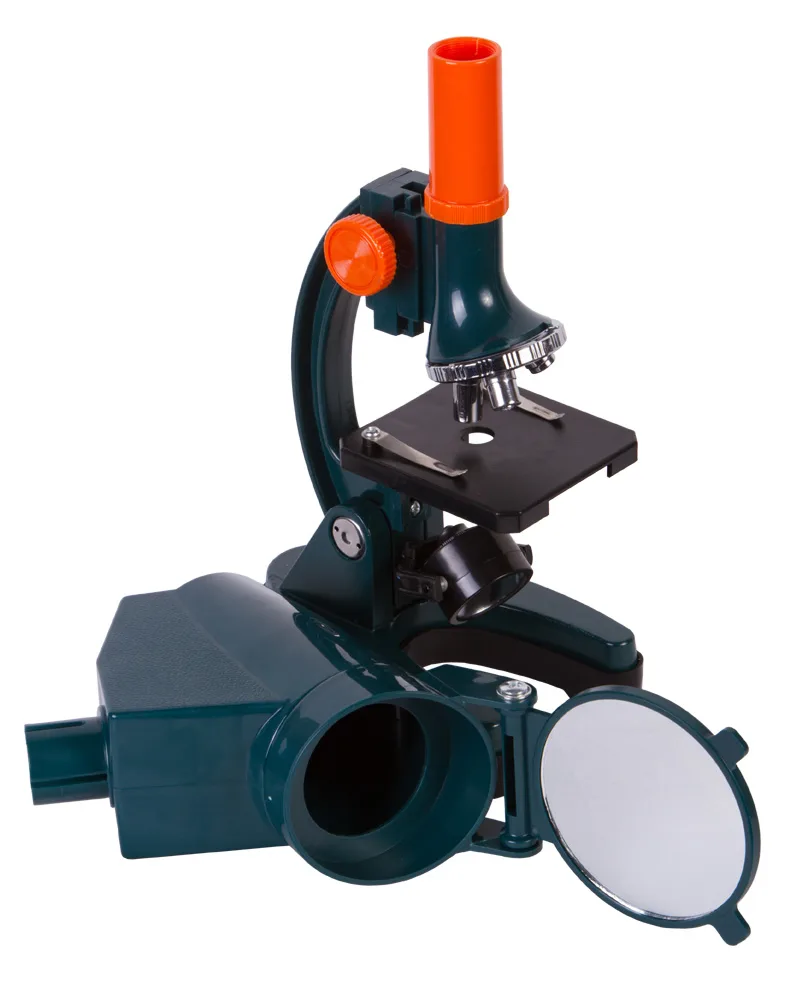 Levenhuk LabZZ M3 - Projektionsmikroskop - Orange - Petrol colour - Kunststoff - 1200x - 300x - 10x, Ansicht 2