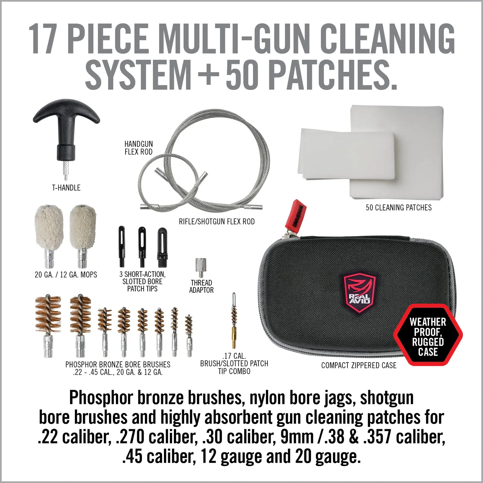 RealAvid Unisex-Adult Gun Boss-Universal Cable, Grey, no Size, Ansicht 2