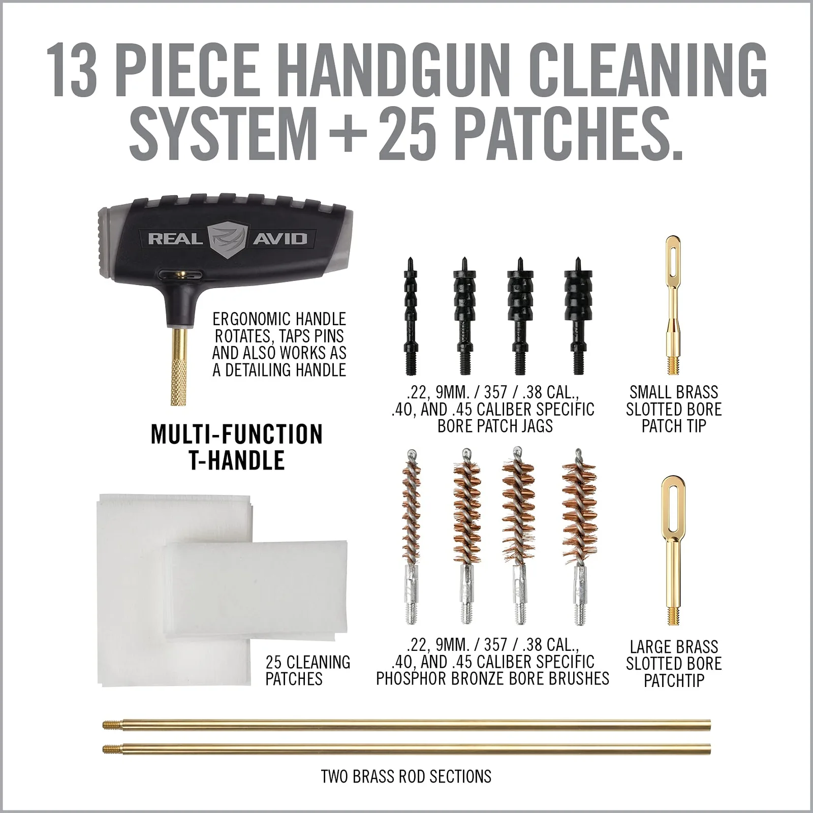 Real Avid Gun Boss Pro Handgun Clean Kit, Ansicht 3