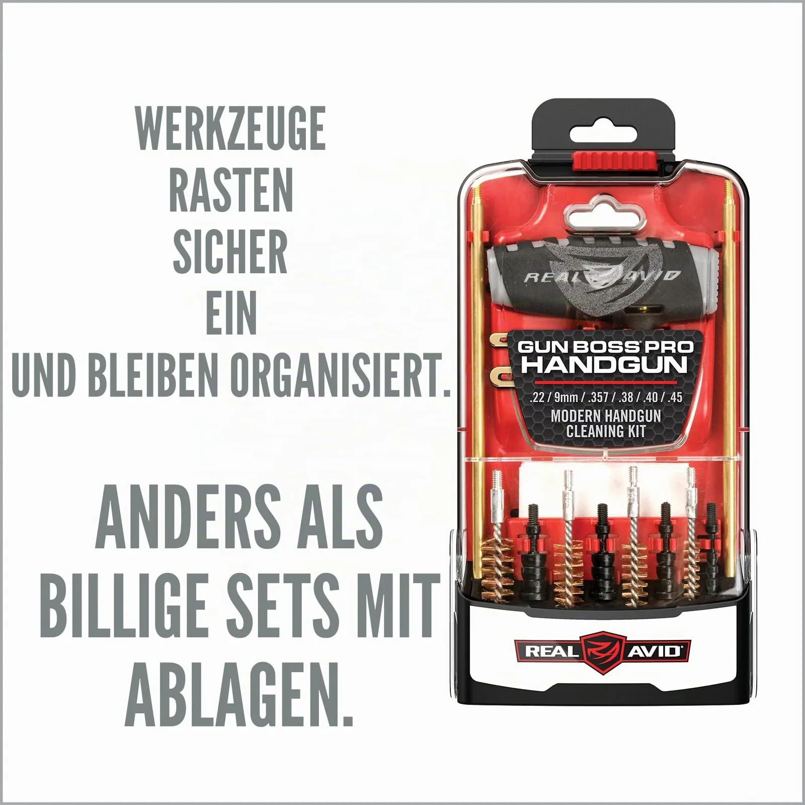 Real Avid Gun Boss Pro Handgun Clean Kit, Ansicht 9